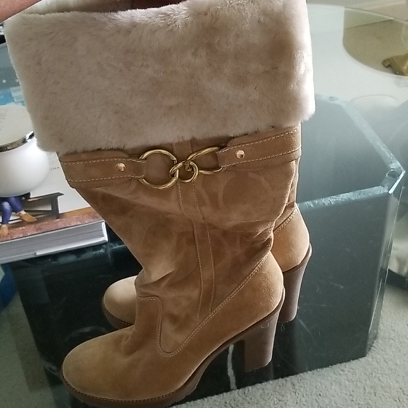 Suede leather boots - Picture 3 of 4